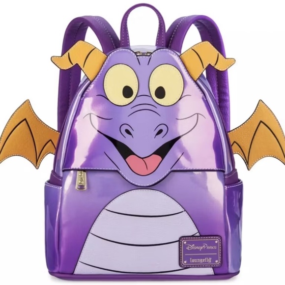 Loungefly Disney Parks Epcot Figment Mini-Backpack - Picture 1 of 4